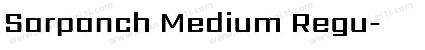 Sarpanch Medium Regu字体转换